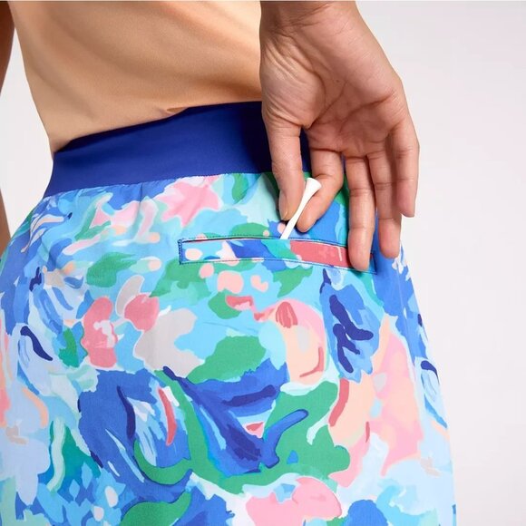 Walter Hagen Performance P11 Lightweight 16' Skort Blue Gouache Floral Medium - Picture 7 of 8